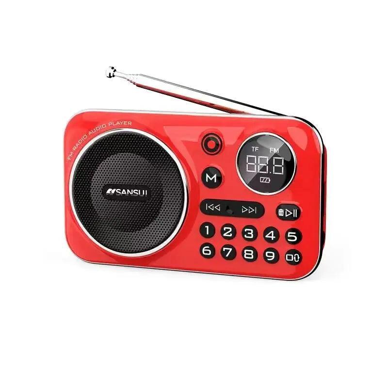 Rádio Sansui Mini Multimídia Portátil Bluetooth USB/Cartão