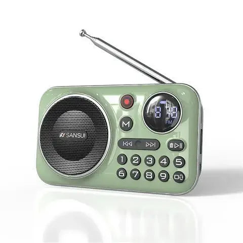 Rádio Sansui Mini Multimídia Portátil Bluetooth USB/Cartão